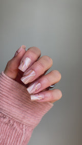 Instant Luxury Acrylic Press-On Nails- Veer, Square