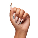 Instant Luxury Acrylic Press-On Nails- Wilderness- C-Curve Long Coffin