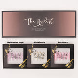 Gift Box 3 Set Combo *Soft Quartz* C-Curve Long Coffin Instant Luxury Acrylic Press On Nails