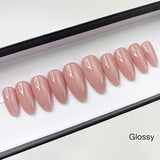 Handmade- Solid Classy Soph Pink Glossy Or Matte
