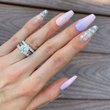 Instant Luxury Acrylic Press-On Nails- Mariposa- Medium Coffin