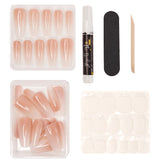 Instant Luxury Acrylic Press-On Nails- Acrylic Ombre- Medium Coffin