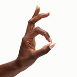 Instant Luxury Acrylic Press-On Nails- Half Moon Babe- Short Almond