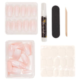 Instant Luxury Acrylic Press-On Nails- Blush Ombre- Tapered Square