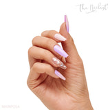 Instant Luxury Acrylic Press-On Nails- Mariposa- Medium Coffin