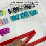 3-Tier Clear Acrylic Drawer- Nail Organizer