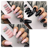 HANDMADE- SOLID W/BLING ACCENT MATTE OR GLOSSY SOLID W/CRYSTAL ACCENT BLING