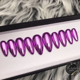 Handmade- Solid Mirror Chrome- Magenta, Jade, Lilac, Rosie- Pick One Color!