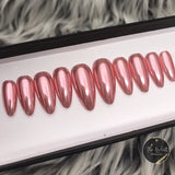 Handmade- Solid Mirror Chrome- Magenta, Jade, Lilac, Rosie- Pick One Color!