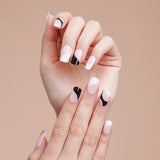 Instant Gel Manicure- Lilia's Wave, Semi-Cured Gel Nail Wrap