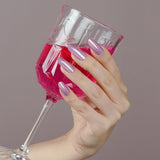 Instant Gel Manicure- Holo Lilac, Semi-Cured Gel Nail Wrap