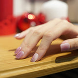 Instant Gel Manicure- Violet Sugar, Semi-Cured Gel Nail Wrap