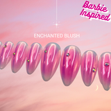 Handmade- Barbie Collection- Enchanted Blush Press-On Nail Set