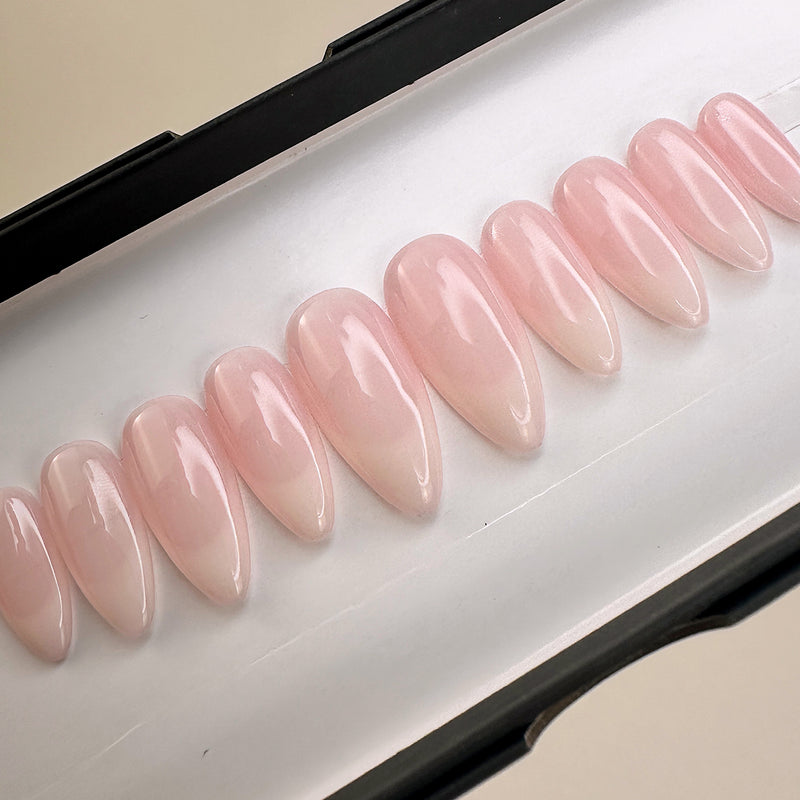 Handmade- Barely There French Hayley Press On Nails