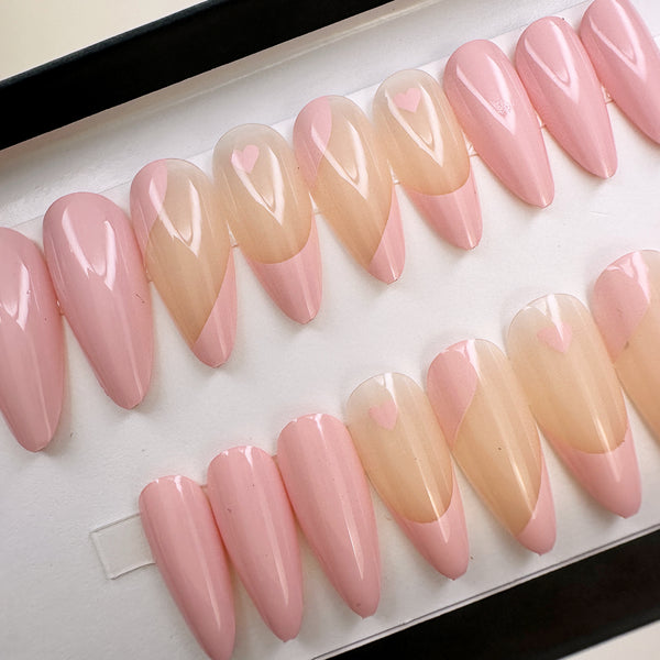 Instant Glam- Pinkalicious Almond Press On Press On Nail Set