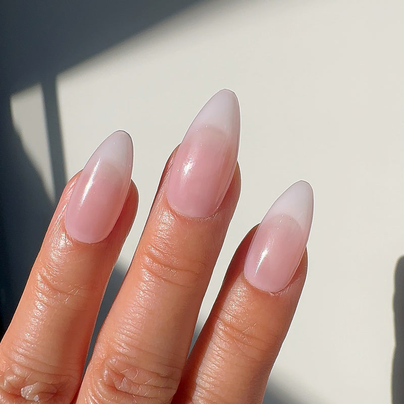 Handmade- Barely There French Hayley Press On Nails