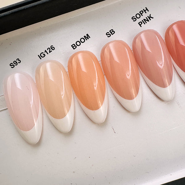 Handmade- Classic Timeless White French Tip- Pick Your Base Color!