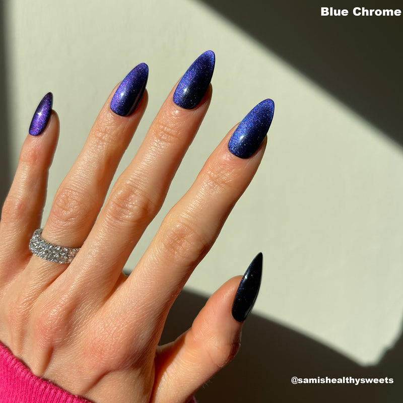 Chic Summer Nail Ideas Embrace the Season with Style : Blue & Purple  Acrylic Nails