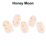 Instant Gel Manicure- Honey Moon, Semi-Cured Gel Nail Wrap