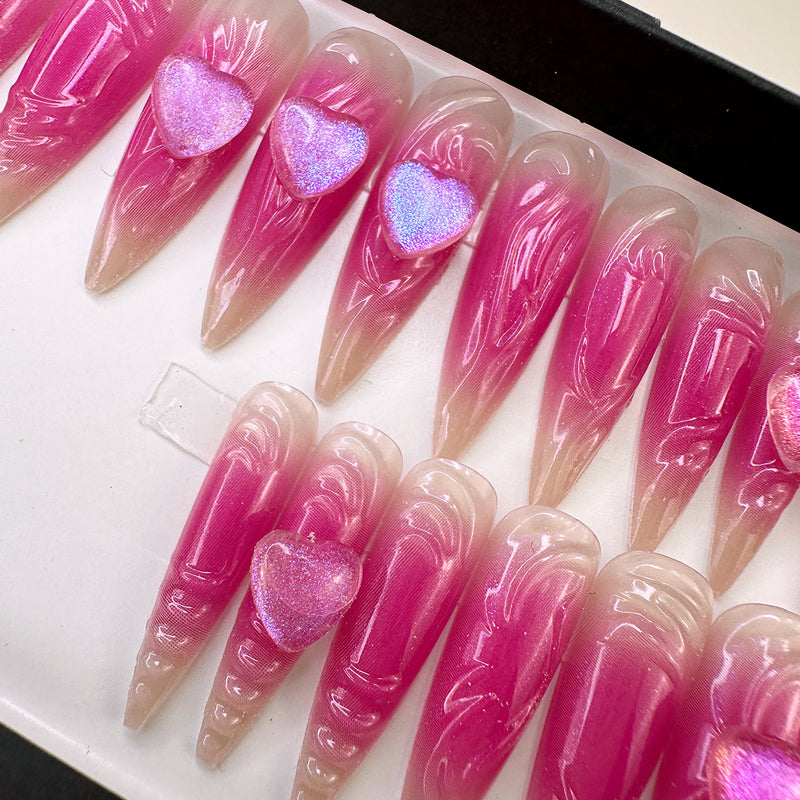 Instant Glam- Candy Shop Long Stiletto Press On Press On Nail Set