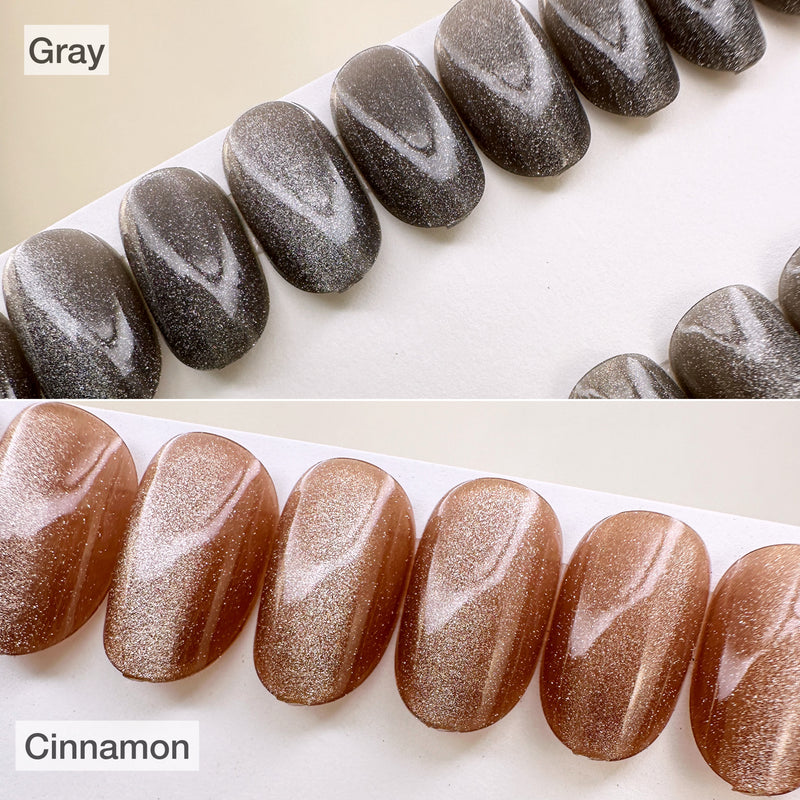 Instant Glam- Glamorous Cat-Eye Short Oval Press On Press On Nail Set