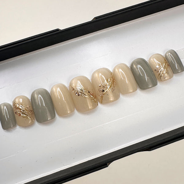 Ready To Ship Set Now- Sage Moonstone, Short Square, S