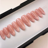 Handmade- French the American Manicure Soft French Press On Nail Set