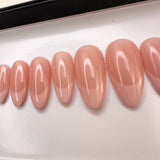 Handmade- French the American Manicure Soft French Press On Nail Set