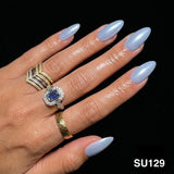 Handmade- Summer Pastel Chrome Glazed Press On Nail- Pick One Color!