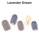 Instant Gel Manicure- Lavender Dream, Semi-Cured Gel Nail Wrap