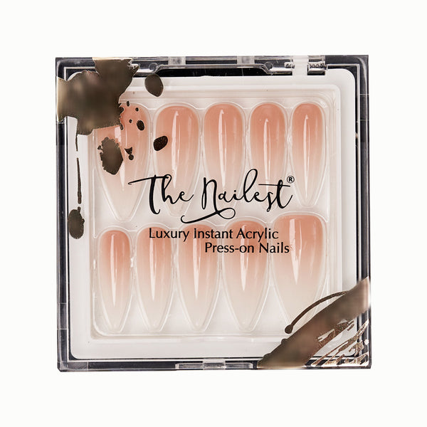 Instant Luxury Acrylic Press-On Nails- Acrylic Ombre- Medium Stiletto