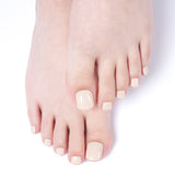 Instant Gel Pedicure- Golden Beige, Semi-Cured Gel Toe Nail Wrap