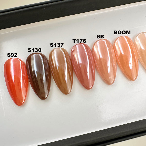 Handmade- Clear Chrome Glazed Neutral Sheer Colors- Pick One Color!
