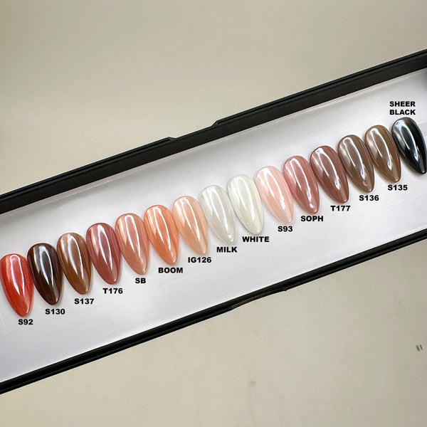 Handmade- Clear Chrome Glazed Neutral Sheer Colors- Pick One Color!