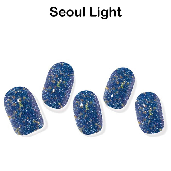 Instant Gel Manicure- Seoul Light, Semi-Cured Gel Nail Wrap