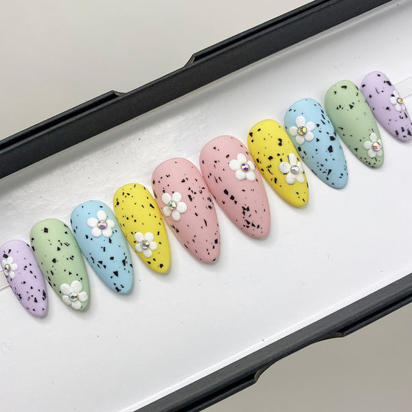 Ready To Ship Set Now- Bnnny Hop Easter, Almond, Size M