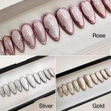 Ready To Ship Set Now- Cateye Gold, Silver, Rose Goddess, Almond, M