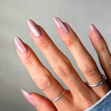 Instant Glam- Burnt Sugar Cat Eye Effect Almond Press On Press On Nail Set