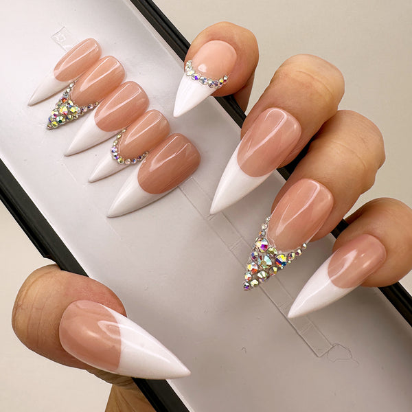 Facebook Jackie Aina Nails Crystal Galore Blinged Out Nails The