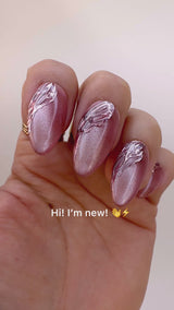 Handmade- Terra Luxe Cranberry Press On Nails