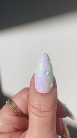 Handmade- Sea Shells Melody Press On Nail Set.