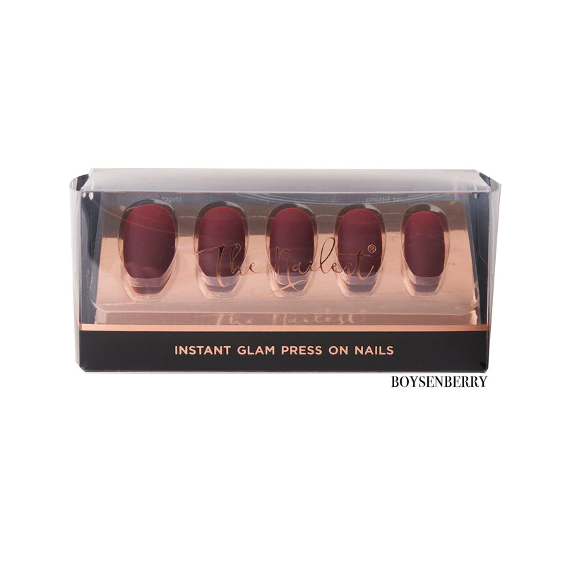 Instant Glam- Solid Regular Coffin Matte Finish- New Package