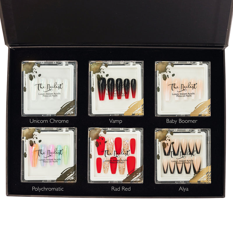 Gift Box Combo *B* Instant Luxury Acrylic Press On Nails