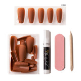 Instant Glam- Solid Medium Coffin Matte Finish- New Package