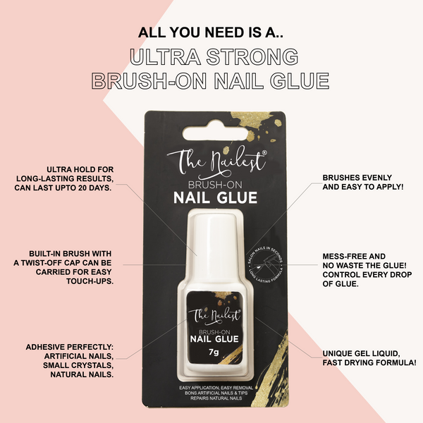 The Ultra Strong 7gm Brush-On Nail Glue