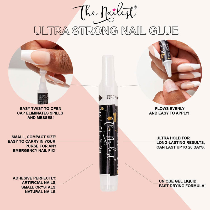 Makartt Super Strong Nail Glue for Acrylic Nails Press On Nails  Professional Nail Bond Nail Tips Glue for Stick On Na… in 2023 | Glue on  nails, Strong nails, Acrylic nails