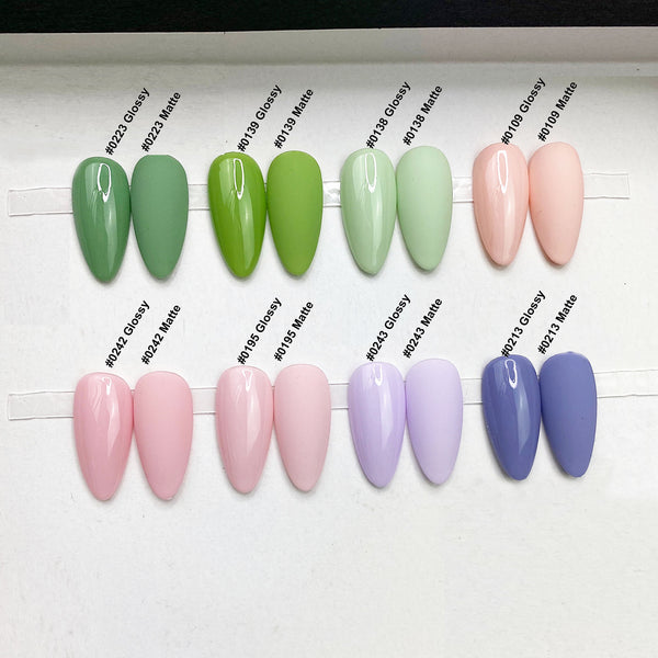 Handmade- Solid Pastel Tone Colors- Matte or Glossy- Pick One Color!