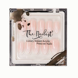 Instant Luxury Acrylic Press-On Nails- Blush Ombre- Short Almond