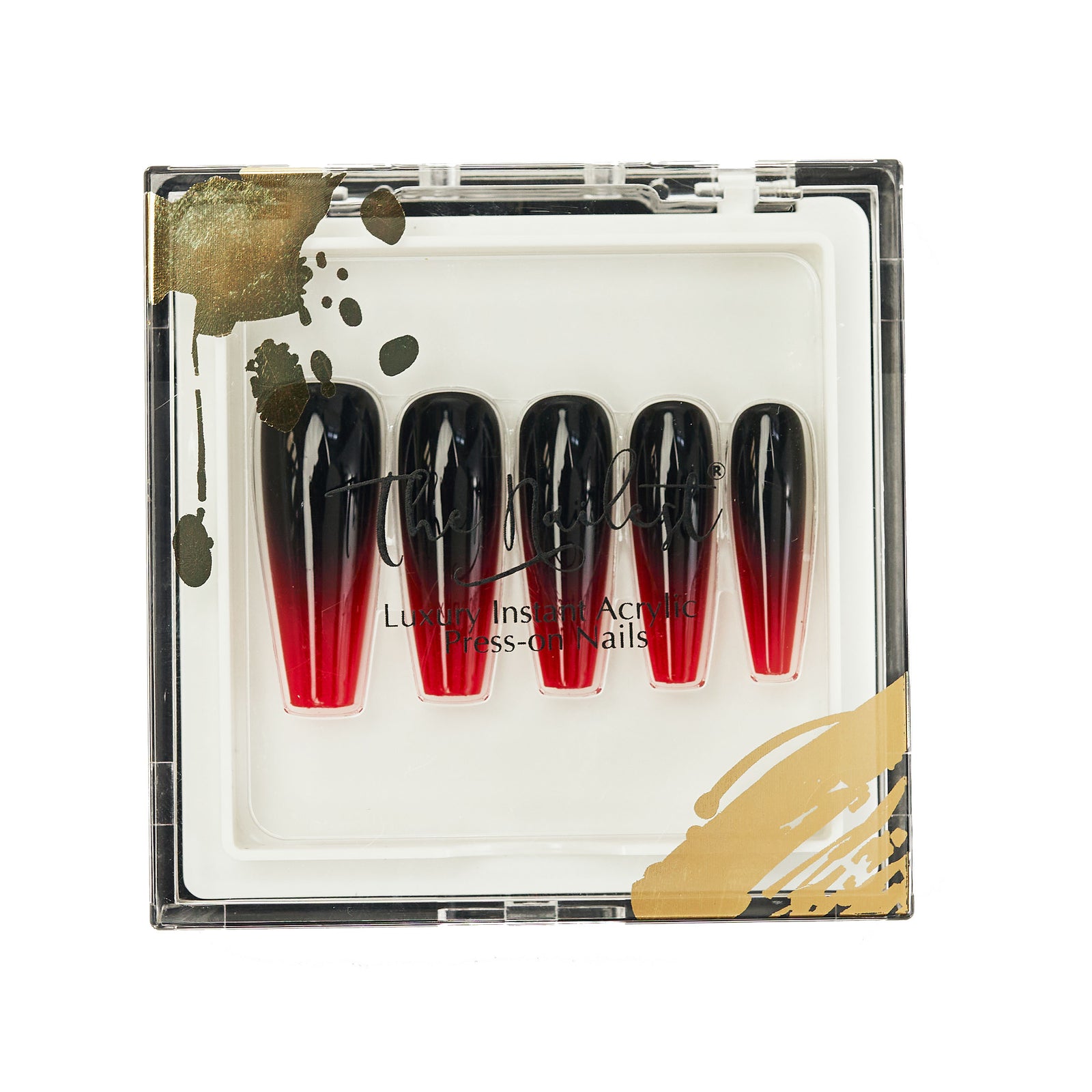 Name Jackie Aina First Husband Press On Vamp Nails C-Curve Long