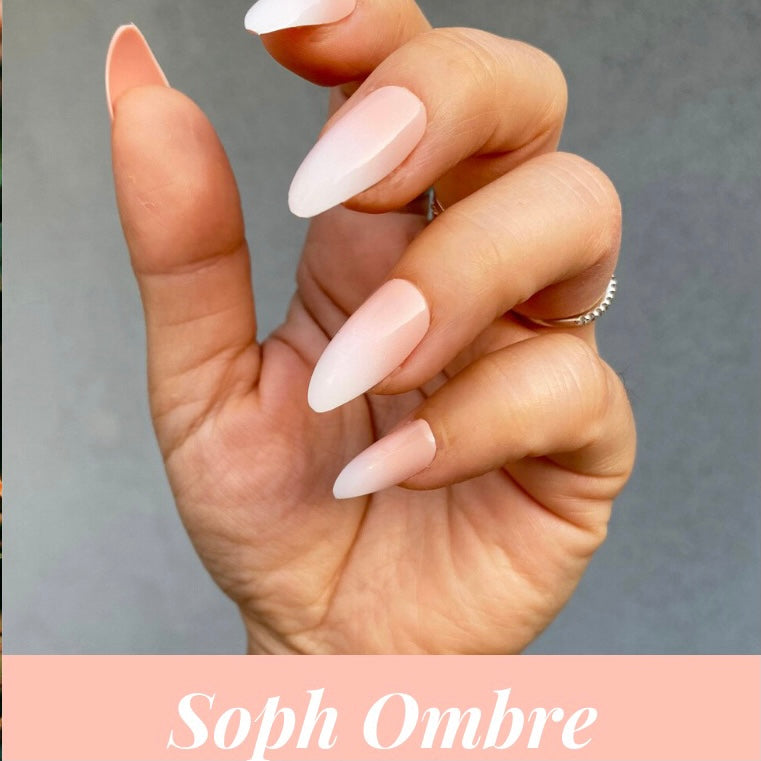 Instant Glam- Sophisticated Ombre Stiletto Press On Nail Set
